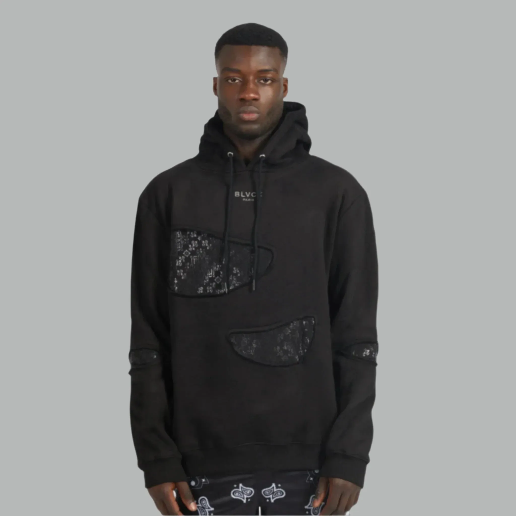 Blvck Paris - "Blvck Bandana Hoodie" - Super Soft - Unisex