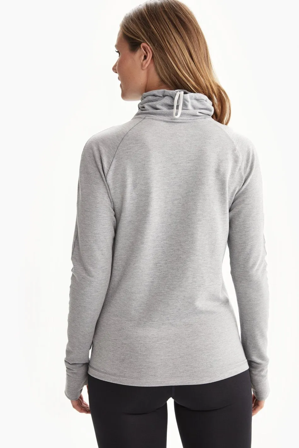 CRESCENT SNOOD LONG SLEEVE TOP