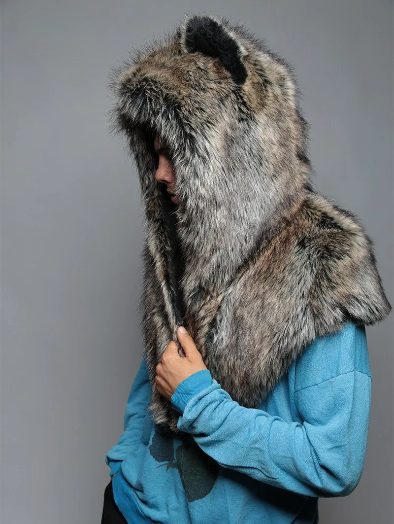 Dire Wolf Faux Fur Shawl | Men's