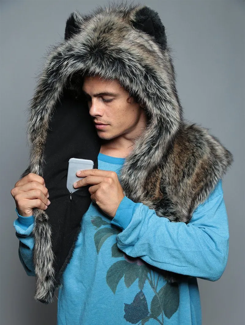 Dire Wolf Faux Fur Shawl | Men's