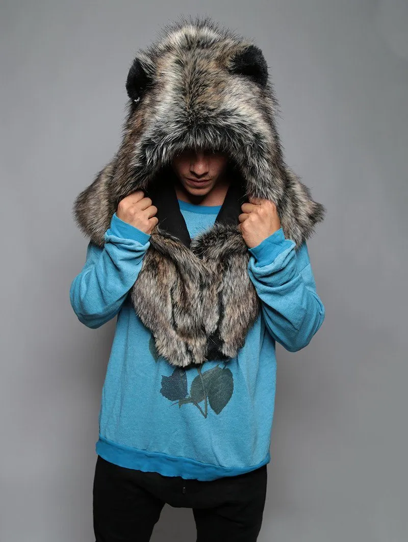 Dire Wolf Faux Fur Shawl | Men's