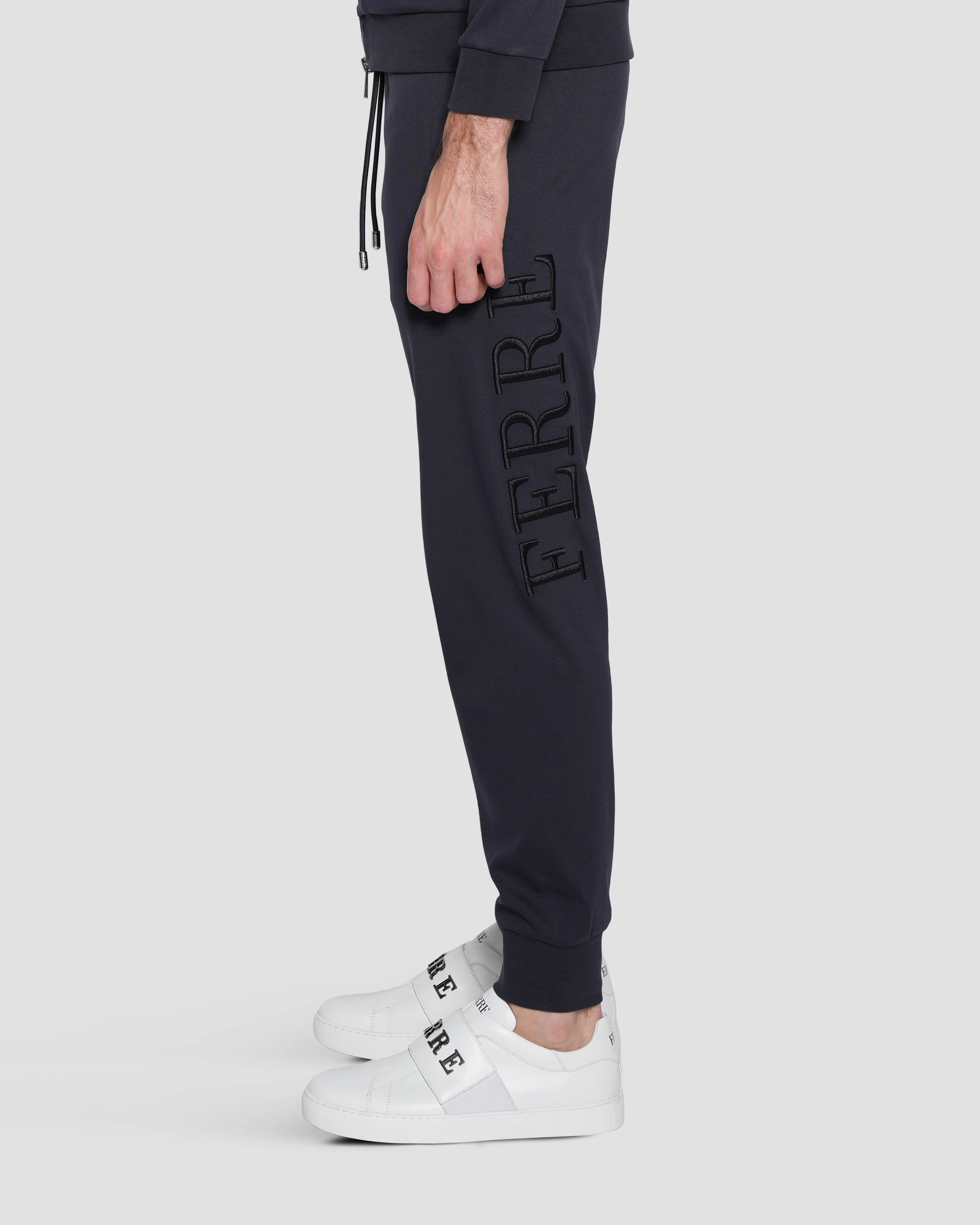 Embroidered Track Pants