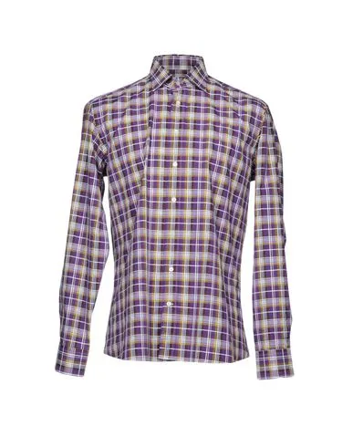 Etro Man Shirt Purple 8 UK