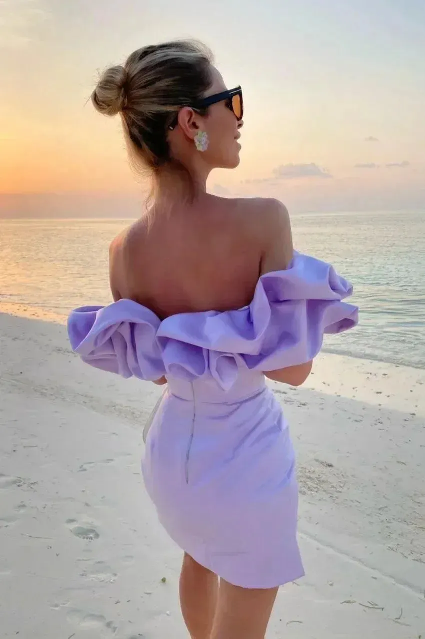 Evening Ruffles Party  Dresses