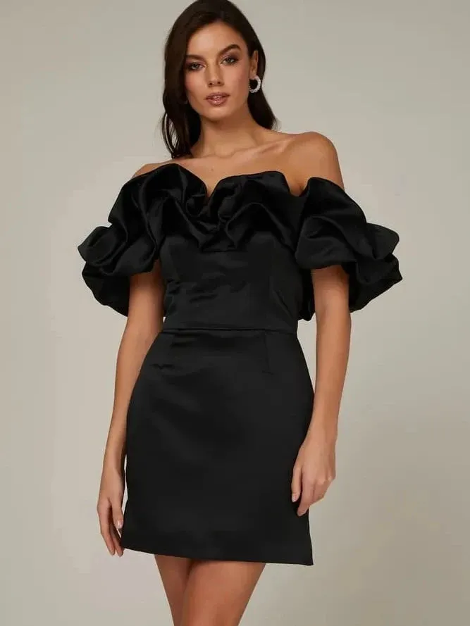 Evening Ruffles Party  Dresses