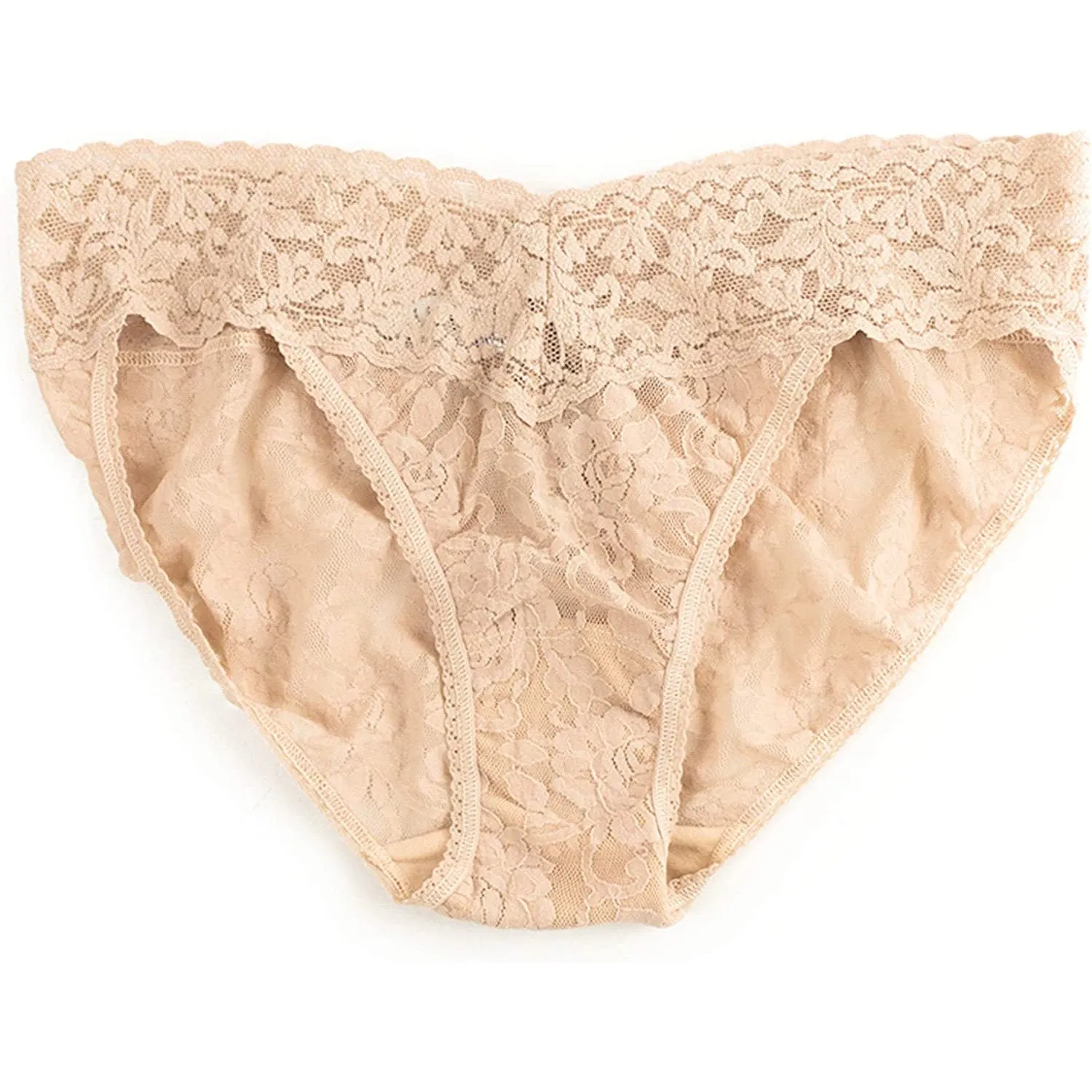 Hanky Panky Women's High-Quality Comfortable V-kini Panty, Chai, L - 482374-CHAI-L