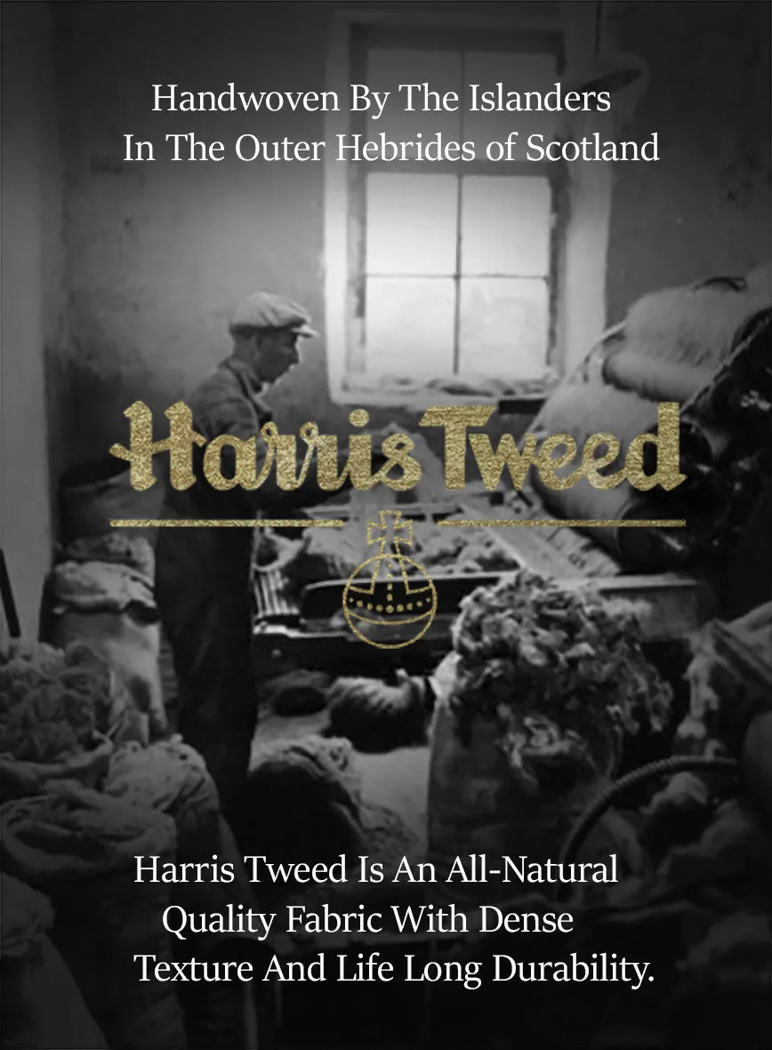 Harris Tweed Beige Herringbone Suit