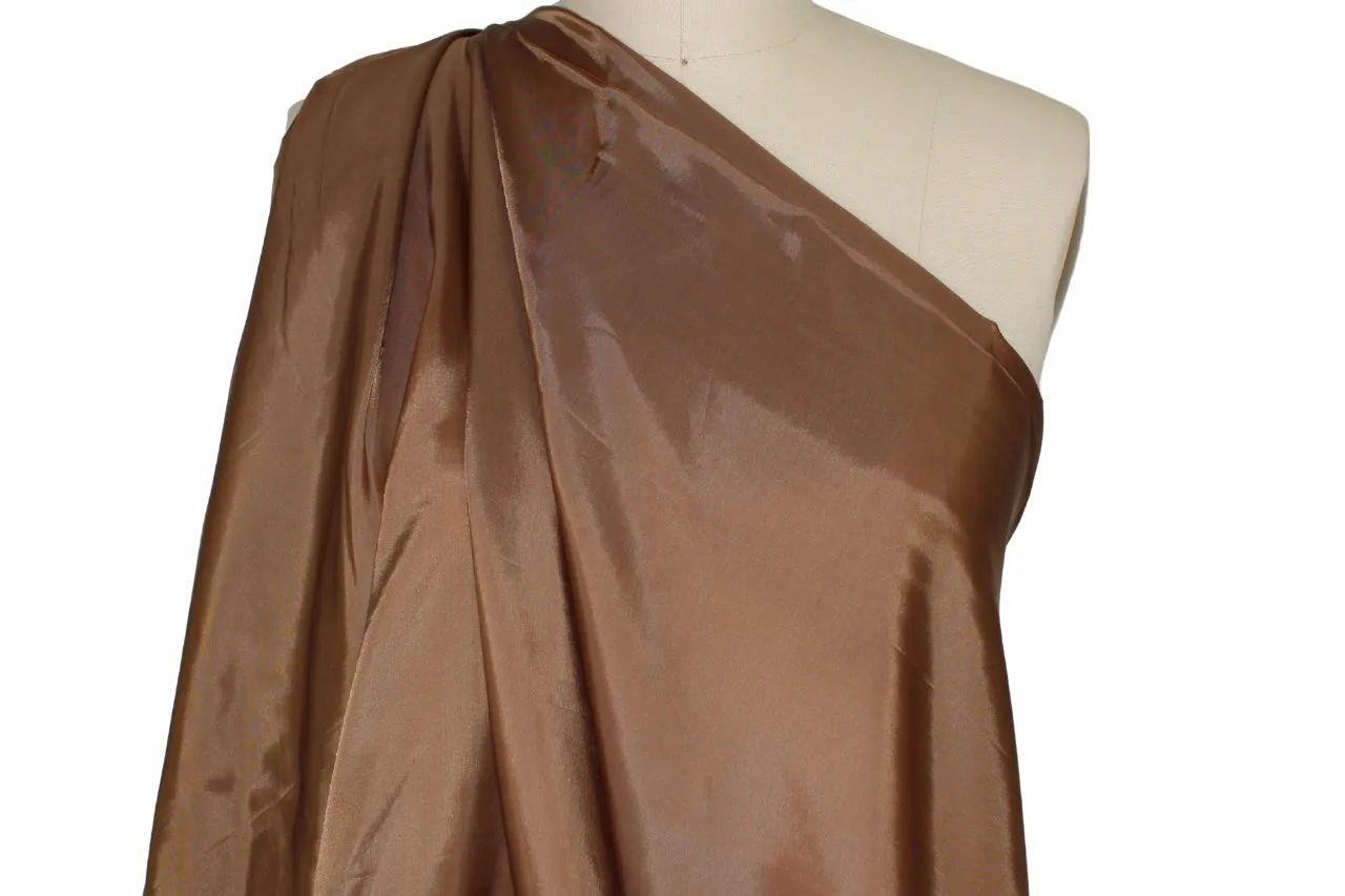 Japanese Bemberg Rayon Lining - Milk Chocolate