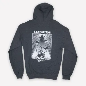 Levitation Melted Skull Zip Up Hoodie