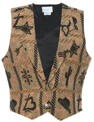 Light Brown Waistcoat - S