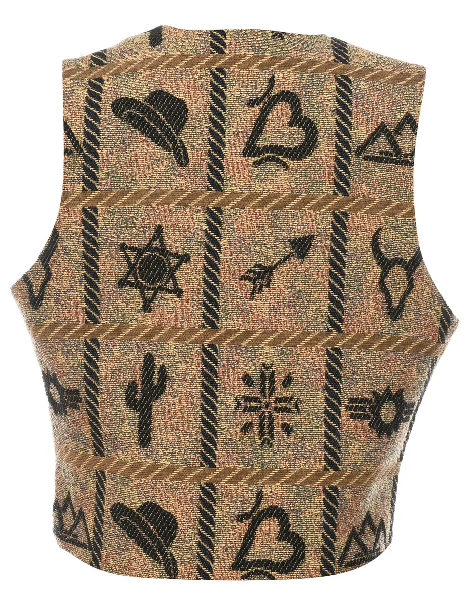 Light Brown Waistcoat - S