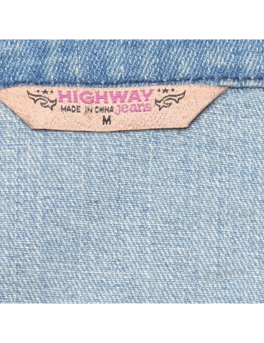 Light Wash Denim Jacket - M