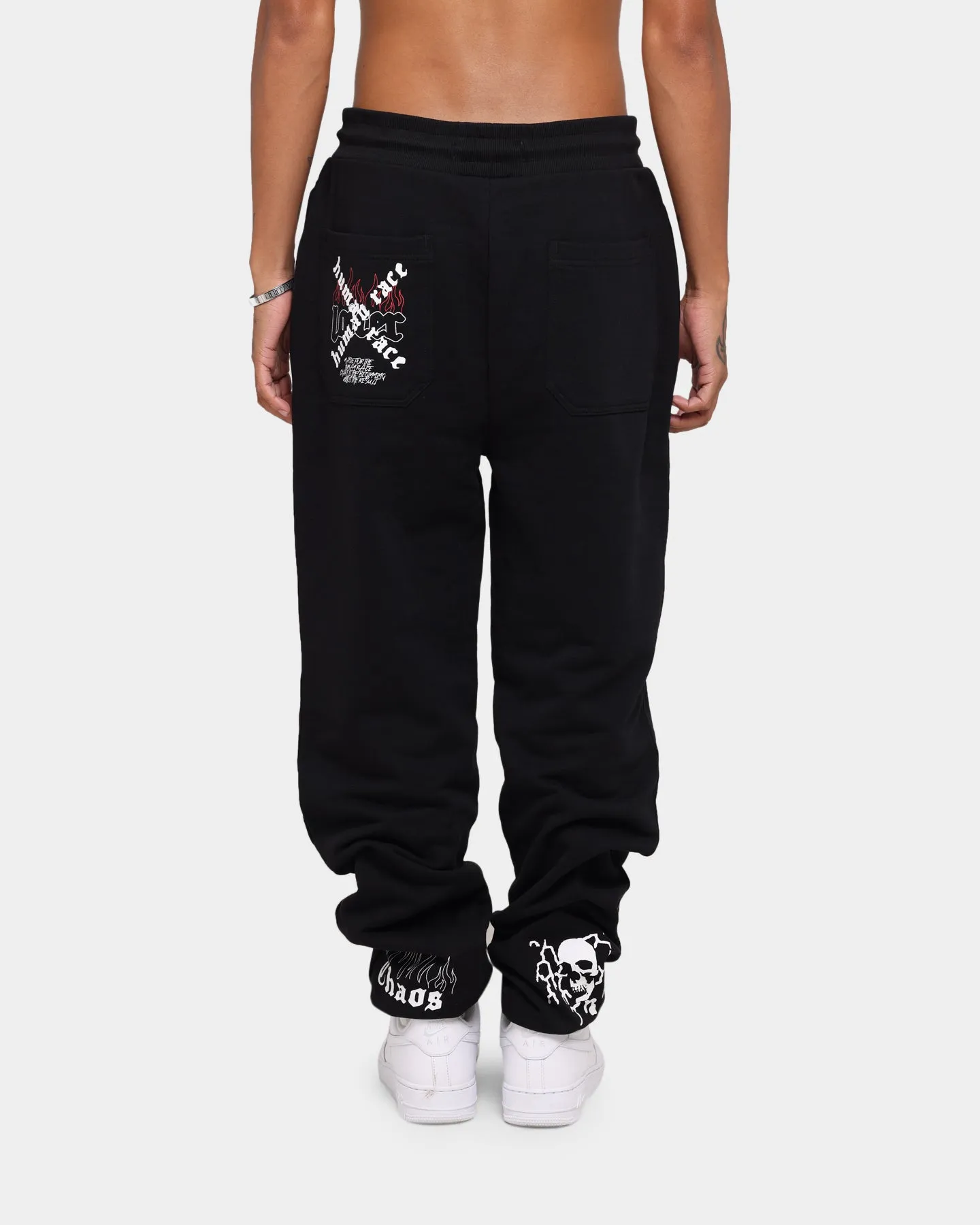 Loiter Chaos Multi Logo Track Pants Black