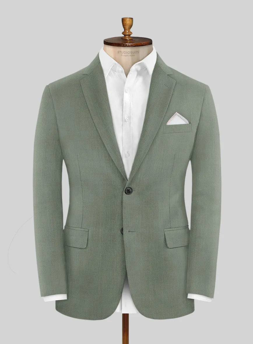 Marco Stretch Oak Green Wool Suit