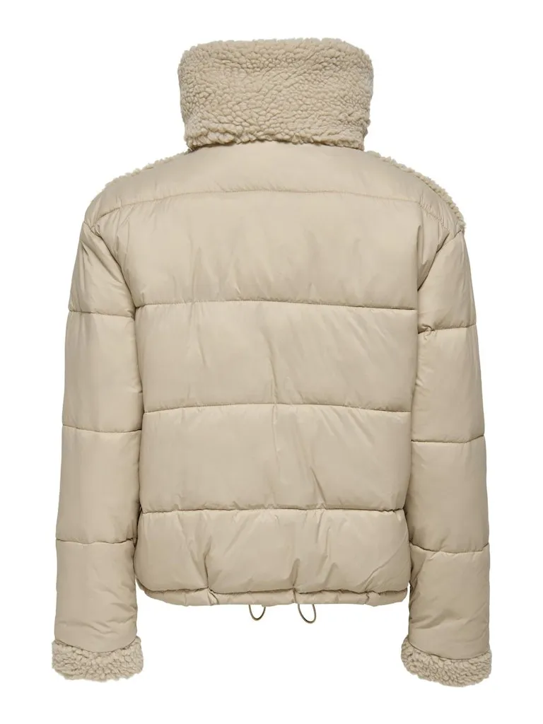 Only Womens Lerika Mix Short Jacket Humus