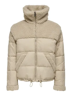 Only Womens Lerika Mix Short Jacket Humus