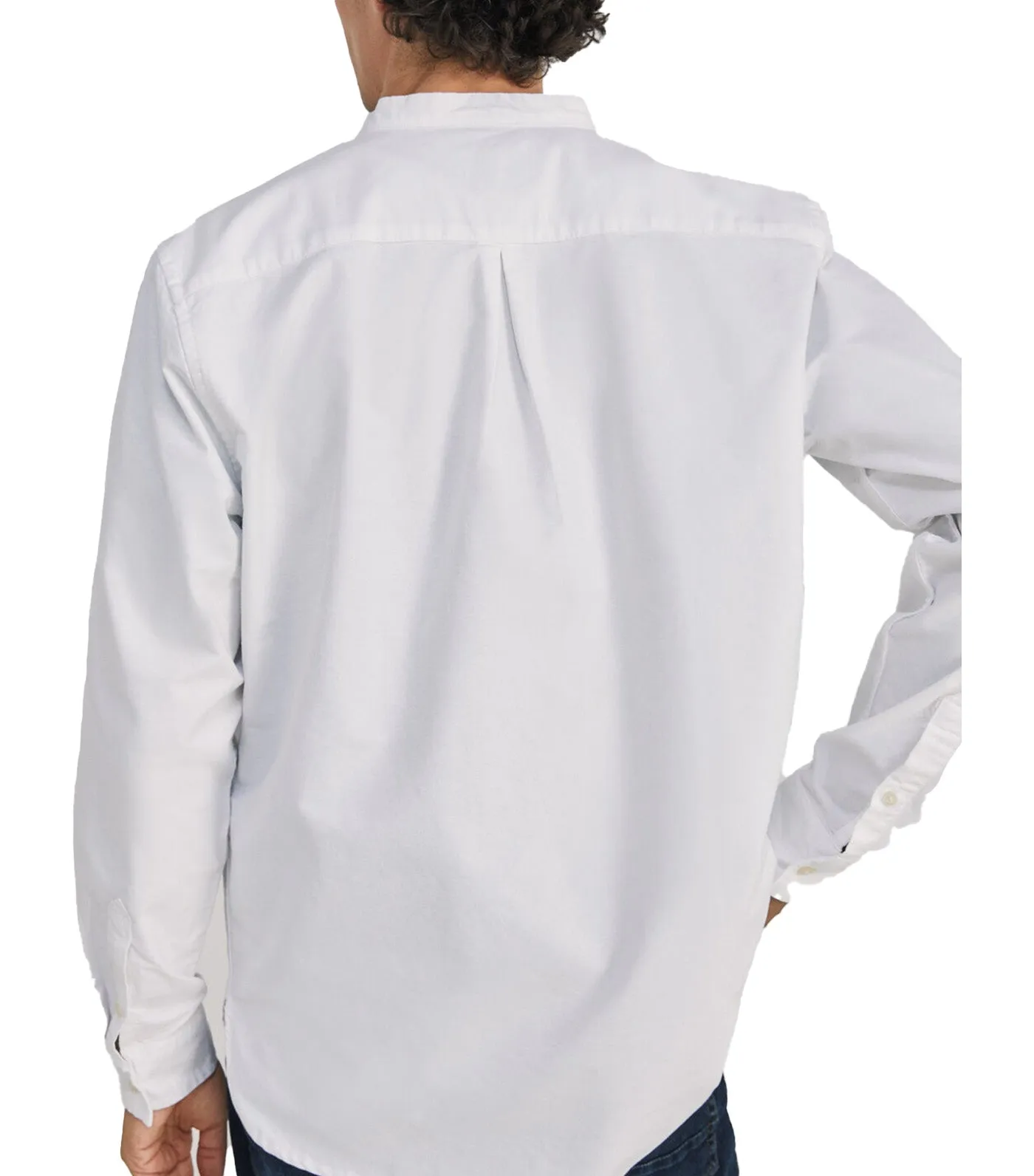 Oxford Shirt with Mandarin Collar 8