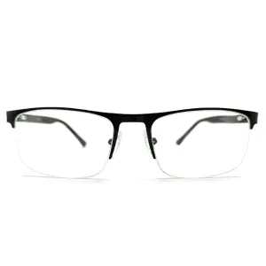 Progressive Stylish Half Rim Rectangular Large Frame (53mm)