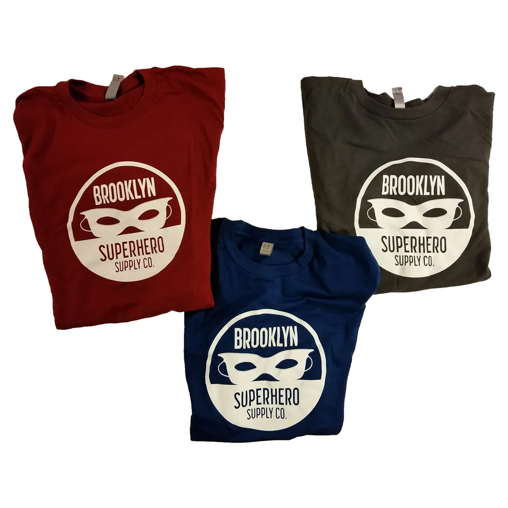 T-Shirt: Brooklyn Superhero Supply Co. Logo (Unisex)